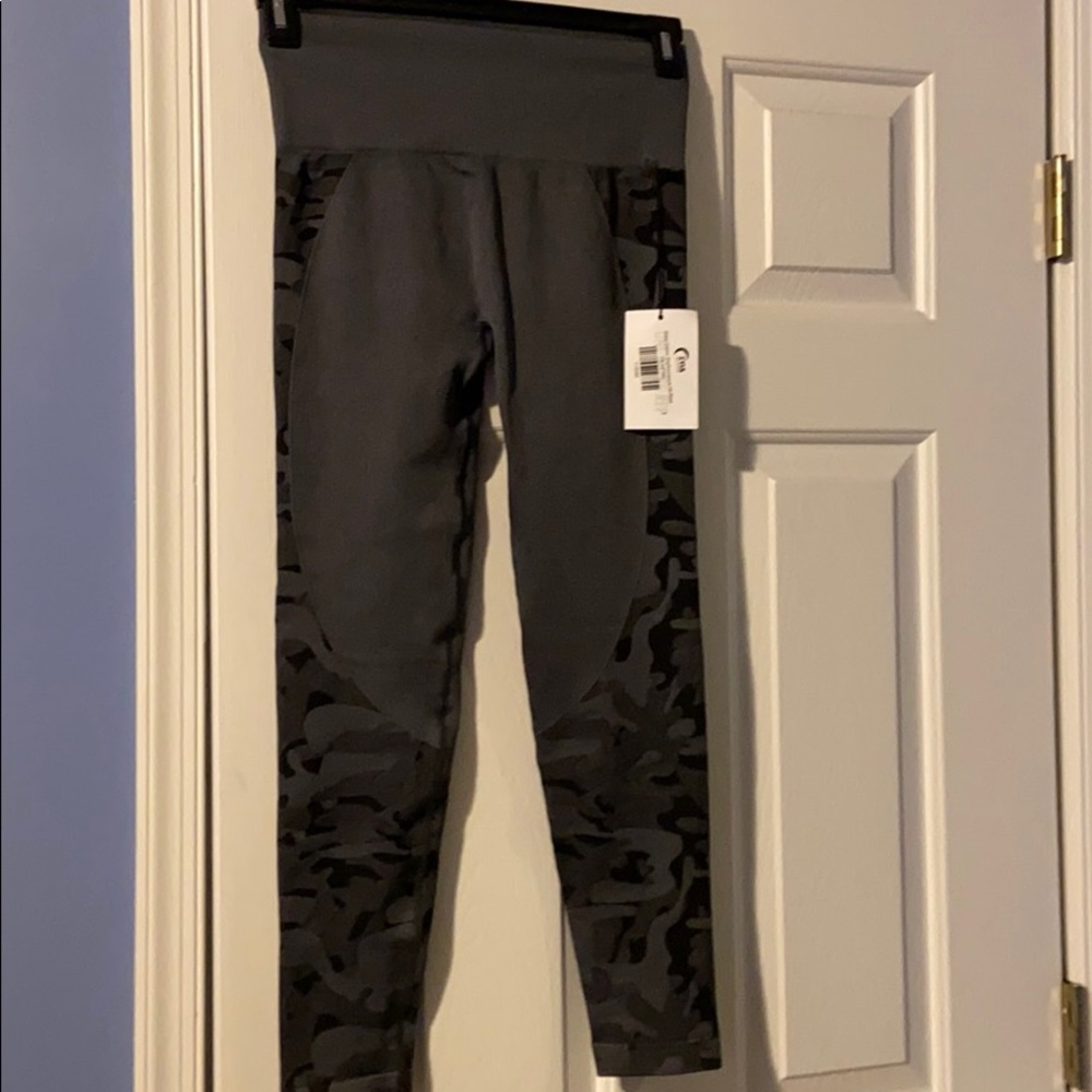 ZYIA gray Camo Performance Hi-Rise